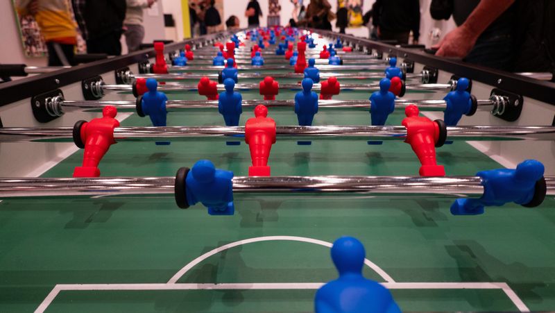 Really Long Foosball Table