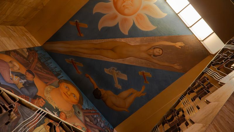 Allegory of California Mural by Diego Rivera