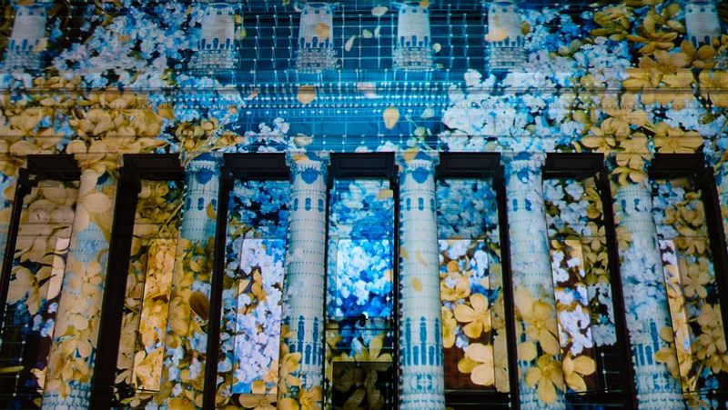 Let's Glow SF at the Pacific Coast Stock Exchange Building