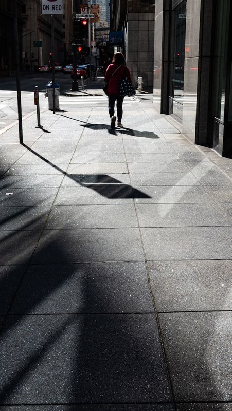 Walking Down Montgomery Street