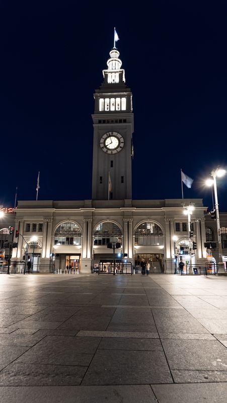Ferry Building at Night