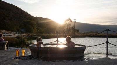 The Lodge at Hot Lake Springs Soaking Pool