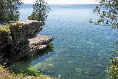 Bluff at Cave Point
