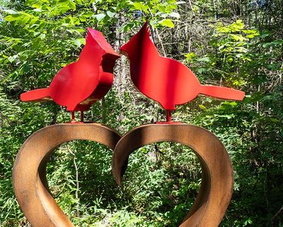Love Birds Sculpture