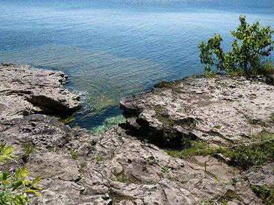 Rocky Shore at Cave Point