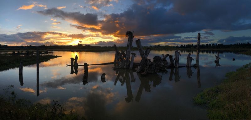 Sunset atTualatin River National Wildlife Refuge