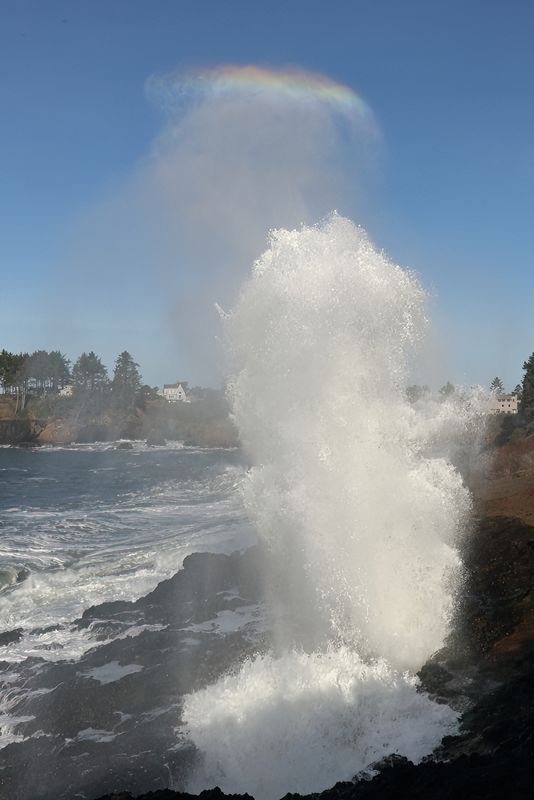 Depoe Bay King Tides January 2025