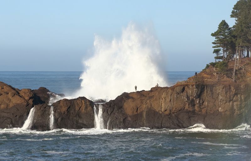 Depoe Bay King Tides January 2025