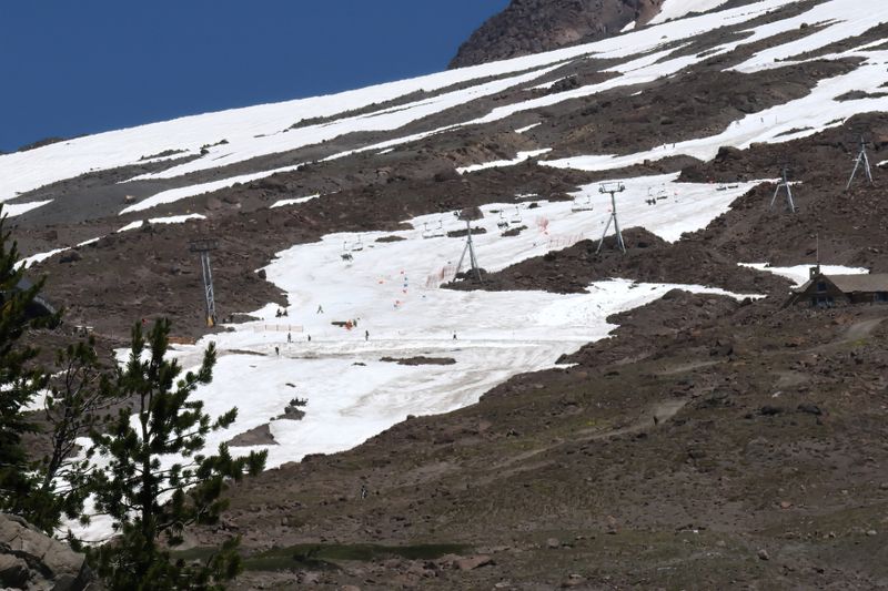 Mt Hood sking in July