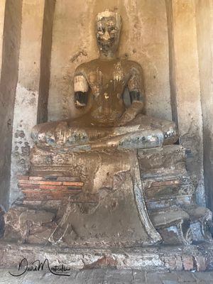 Budha sculpture at Wat Chai Wattanaram, Ayutthaya