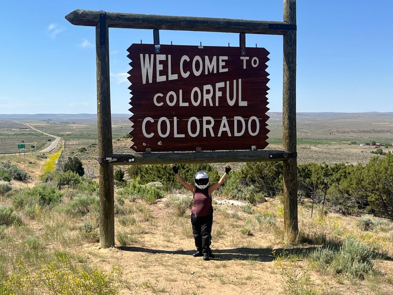 Entering Colorado from Wyoming