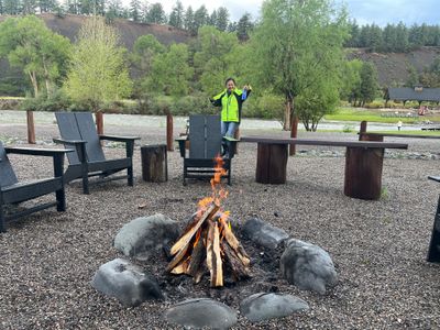 Fireside Cabins fire pit