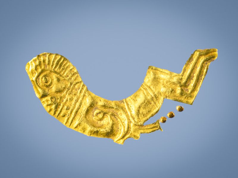 The fallen and bleeding Baeldaeg (Balder), an image from one and a half millennia ago