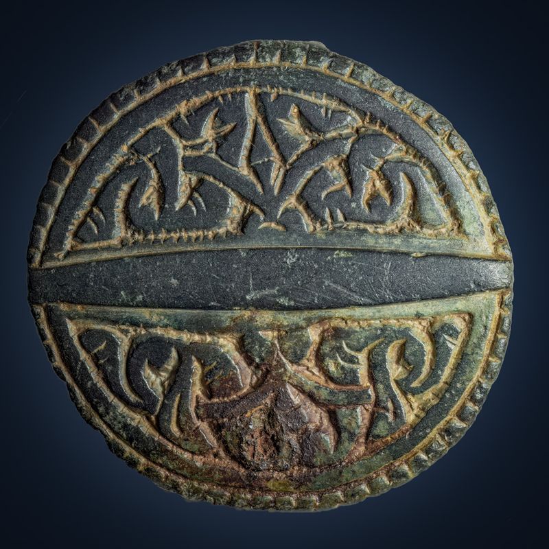 Norfolk Anglian disc brooch Trewhiddle style
