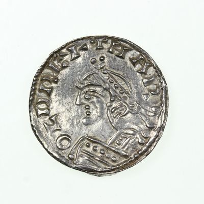 Harold I, 1035-1040, silver penny, jewel cross type, London/GODMAN