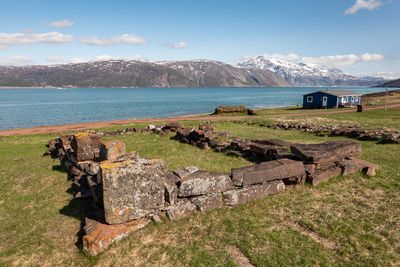 Ruins of the church at Brattahlíð
