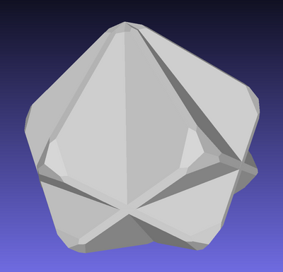 Ideal twin model of Beijing fluorite