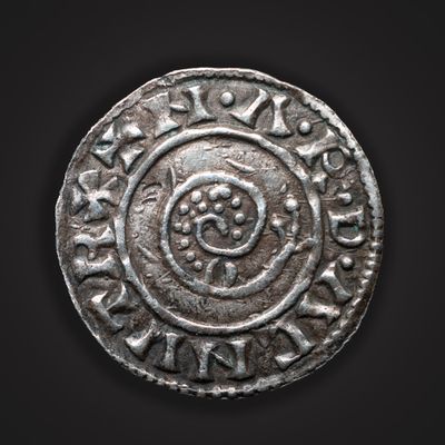 HARDACNUT RX around the world serpent, Lund Mint. Harthacnut was England's last Viking king.