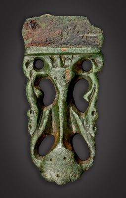 Anglo-Scandinavian strap end, Type E2, ca 900-1075