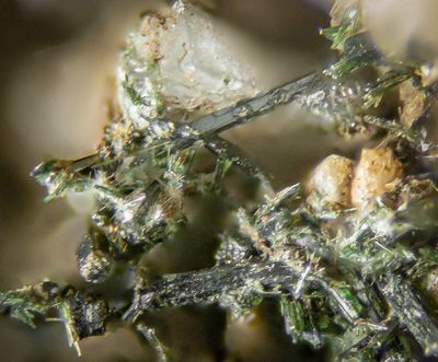 cordylite-(Ce) crystals with aegirine and albite