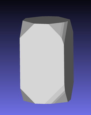 Crystal model for cryolite from Ivigtut