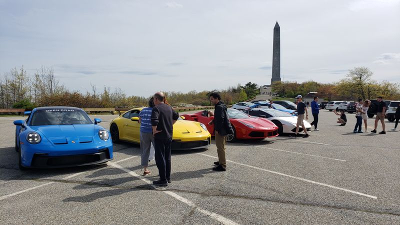 A feast for the eyes of spectators and fancy car fans