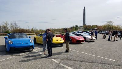 A feast for the eyes of spectators and fancy car fans