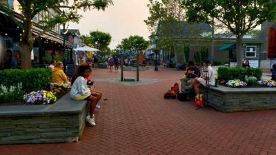 Haze over Washington Square Mall