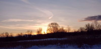 Late winter afternoon - sunset time