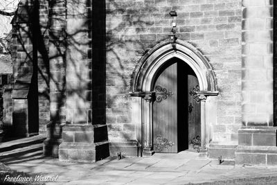 Open door, All Saints Church