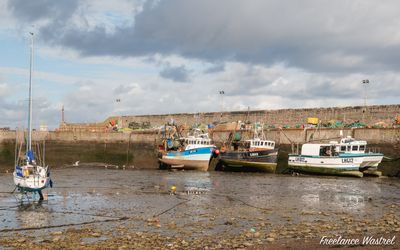 Low tide at Port Seton