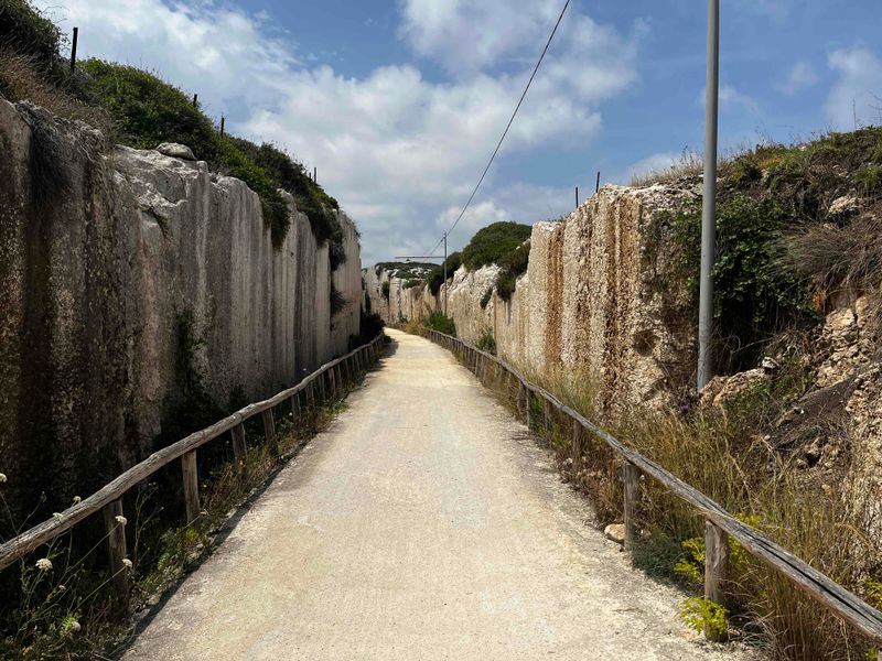 old railway line Siracusa