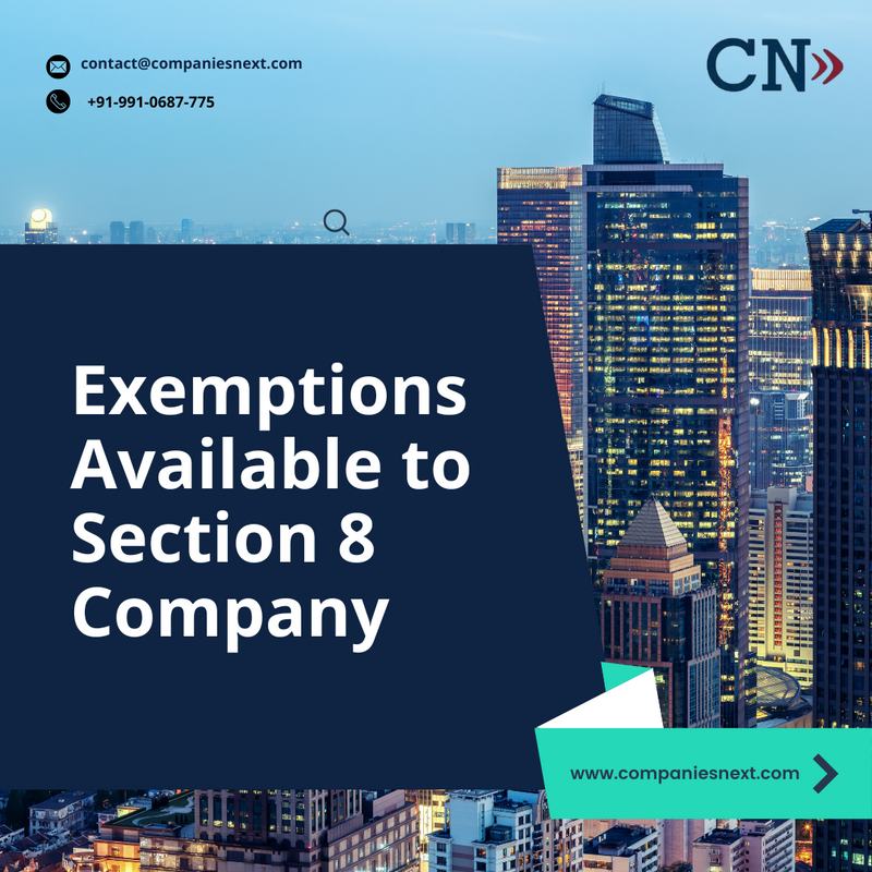 Exemptions Available to Section 8 Company - 1