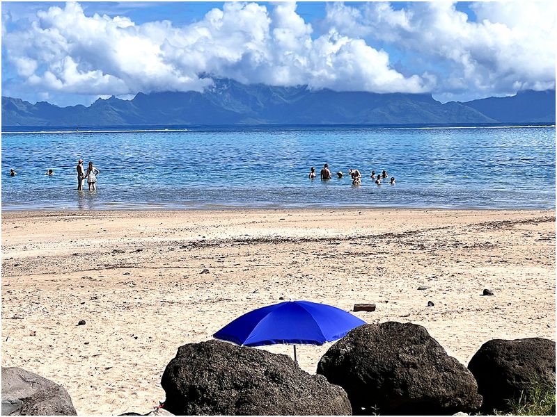 Public Beach near Papeete