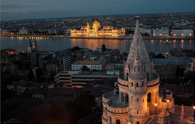 Classic Budapest at Nightfall