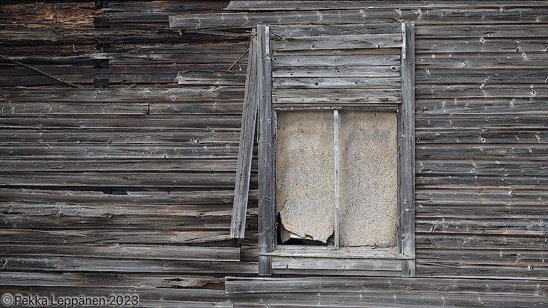 Broken broken window
