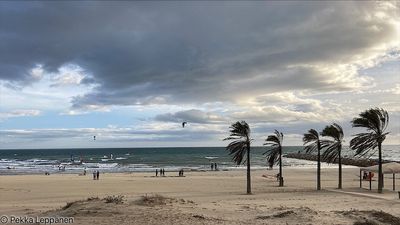 Cabopino evening: wind