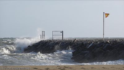 Breakwater and the waves IV