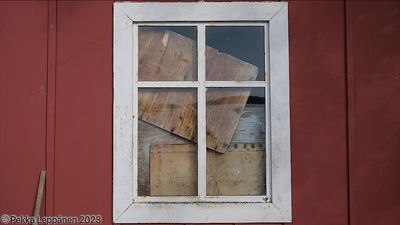 Boat shed window