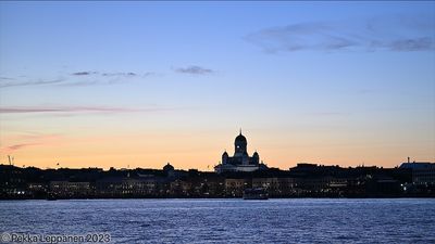 Helsinki skyline VI - by night