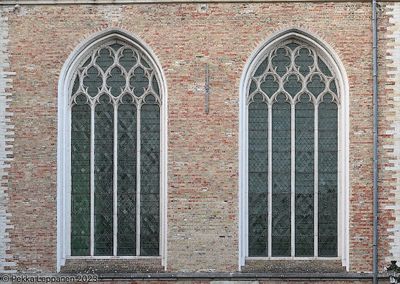 Bruges church windows