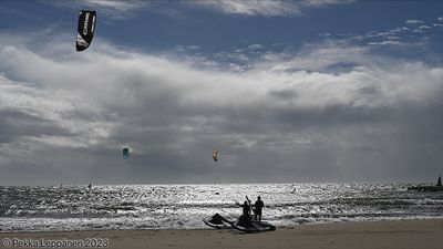 Kite surfing at Cabopino 2024