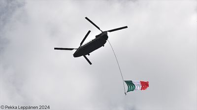 Flying over Colosseum