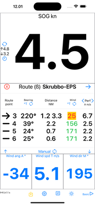 Display0183M: Sailing data to phones, pads, watches and smart glasses