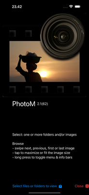 PhotoM: easy, fast and customizable image viewer