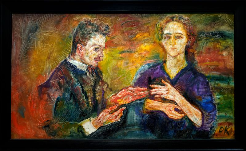 Hand Tietze et Erica Tietze Conrat1909 Oskar KokoschkaMAMPour les détails regarder le format original