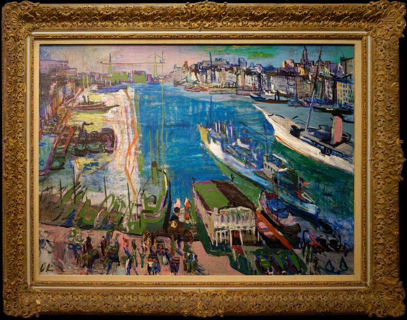 Port de Marseille II1925     Oskar KokoschkaMAMPour les dtails regarder le format original