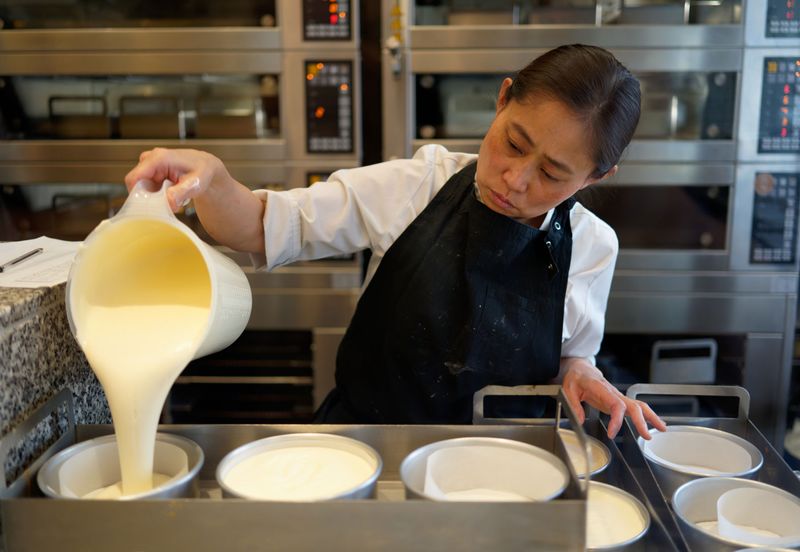 Chez TakumiFabrication du Cheesecake japonais