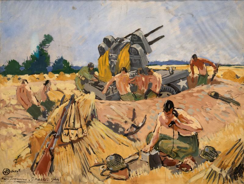 DSC05693 Mathurin Méheut -Piece américaine a Saint-Malo - gouache sur papier - 1944_DxO-1800.jpg