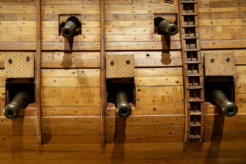 Musée de la Marine - ParisCoque et canons de maquette